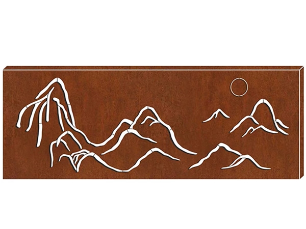竹子山水